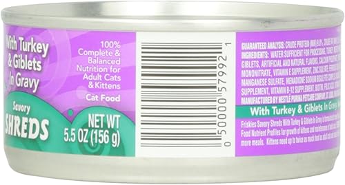 Miniatura 2 de Friskies Savory Shreds Pavo y menudas, 5.5 oz