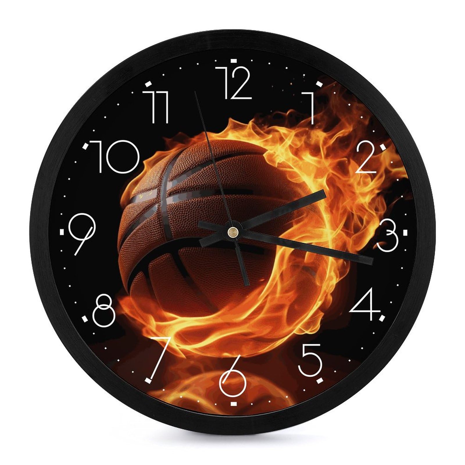 Grande horloge murale numérique pour décorer un salon de sport