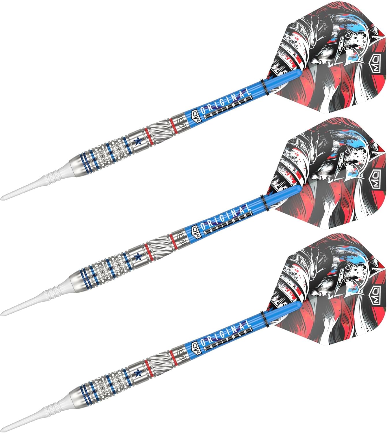 DW Regulator 90% Tungsten Soft Tip Darts, Precision Balanced, Accurate and Durable - Perfect for Professional and Recreational Players (18G), Silver