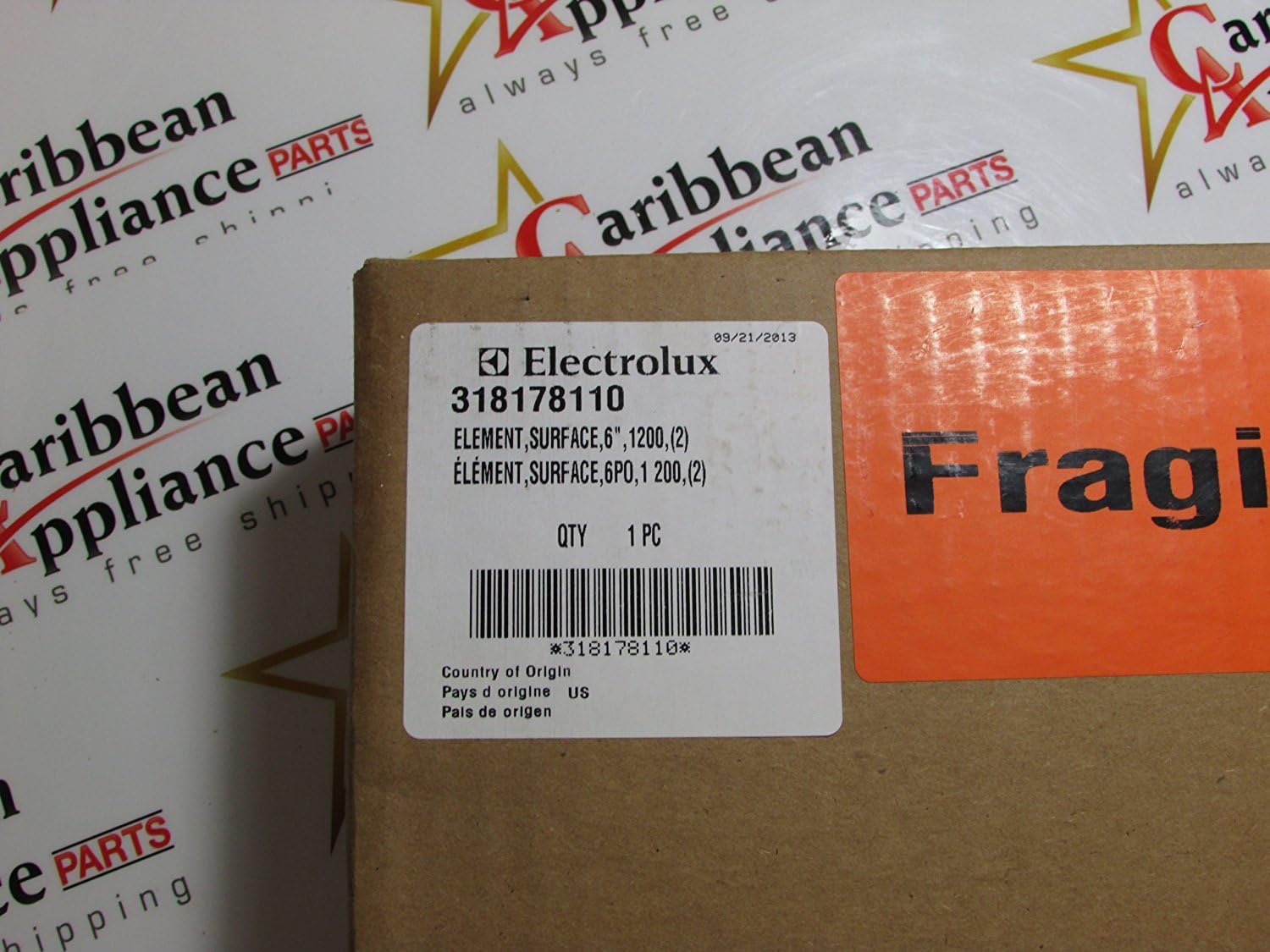 FRIGIDAIRE 318178110 Element