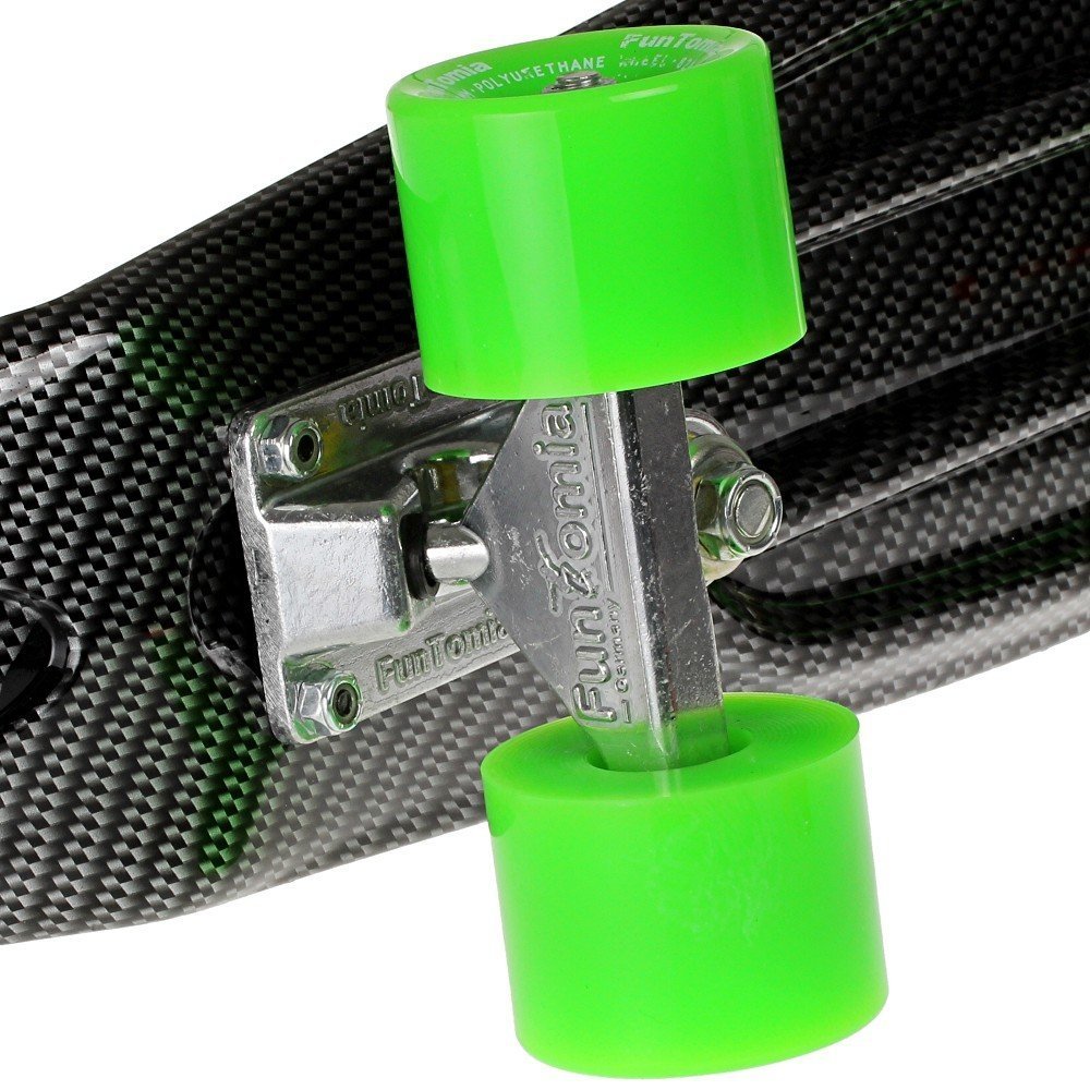 FunTomia Planche à roulettes Mini-Board Skateboard 57cm - avec roulements ABEC-11 - Style Retro Cruiser en Plastique