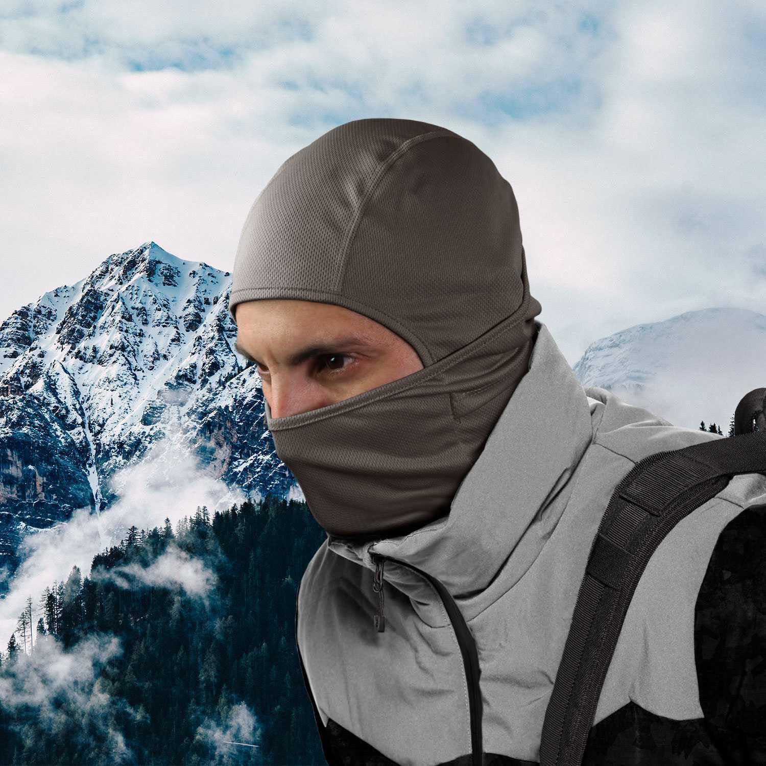 OcioDual Cagoule, Cagoule Moto Homme Hiver, Balaclava 6 en 1, Cache Cou Militaire, Cache Cou Homme, Balaclava Ski, Airsoft, Masque de Montagne