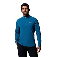 Columbia Klamath Range 2 Mezza Zip Uomo Pile Pull Over Phoenix Blue/Nero