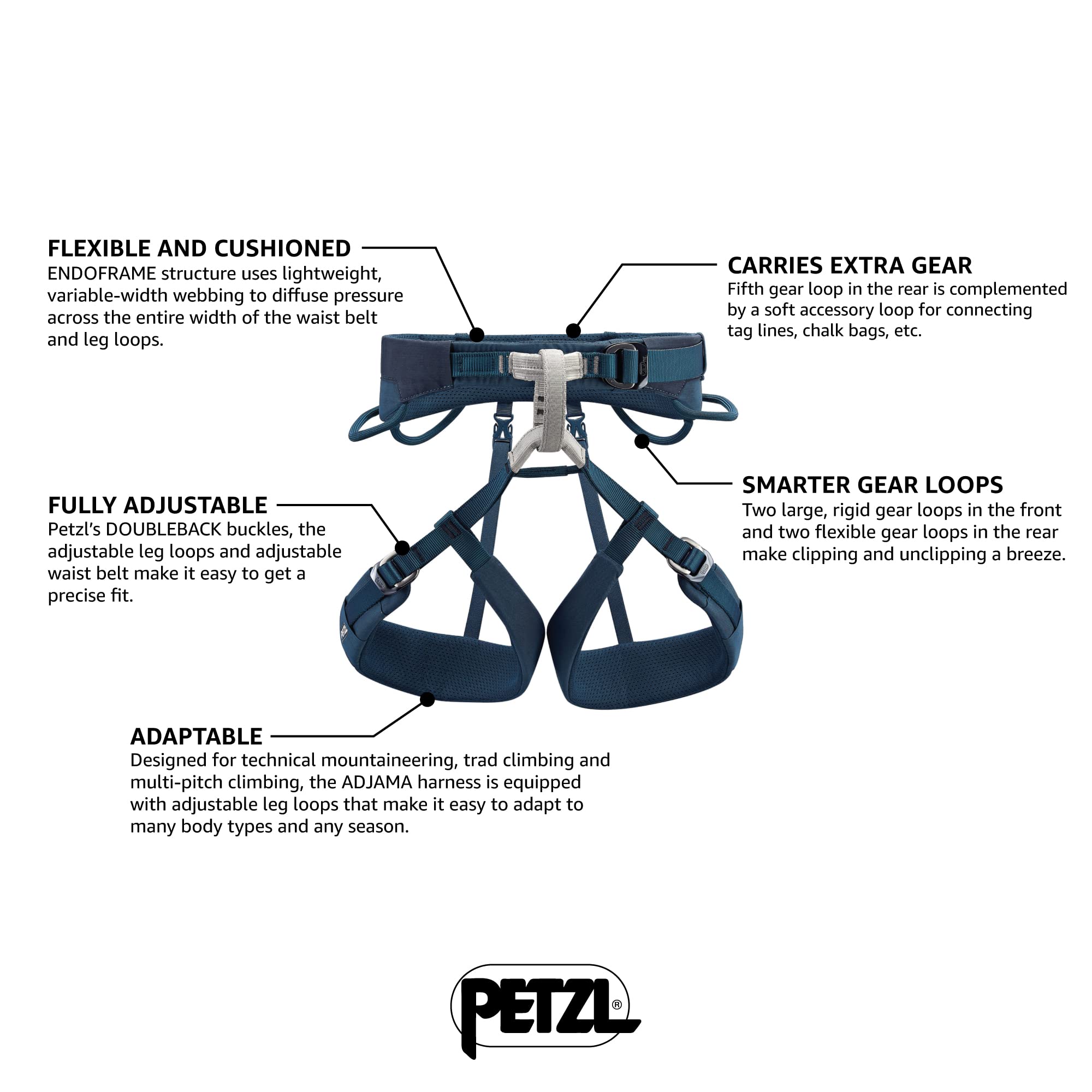 PETZL Adjama Sangle d'escalade Mixte