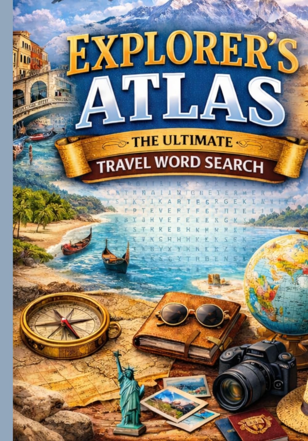 Explorer’s Atlas: The Ultimate Travel Word Search | 100 Extra-Hard Puzzles for Adults with Fun Facts from Around the World
