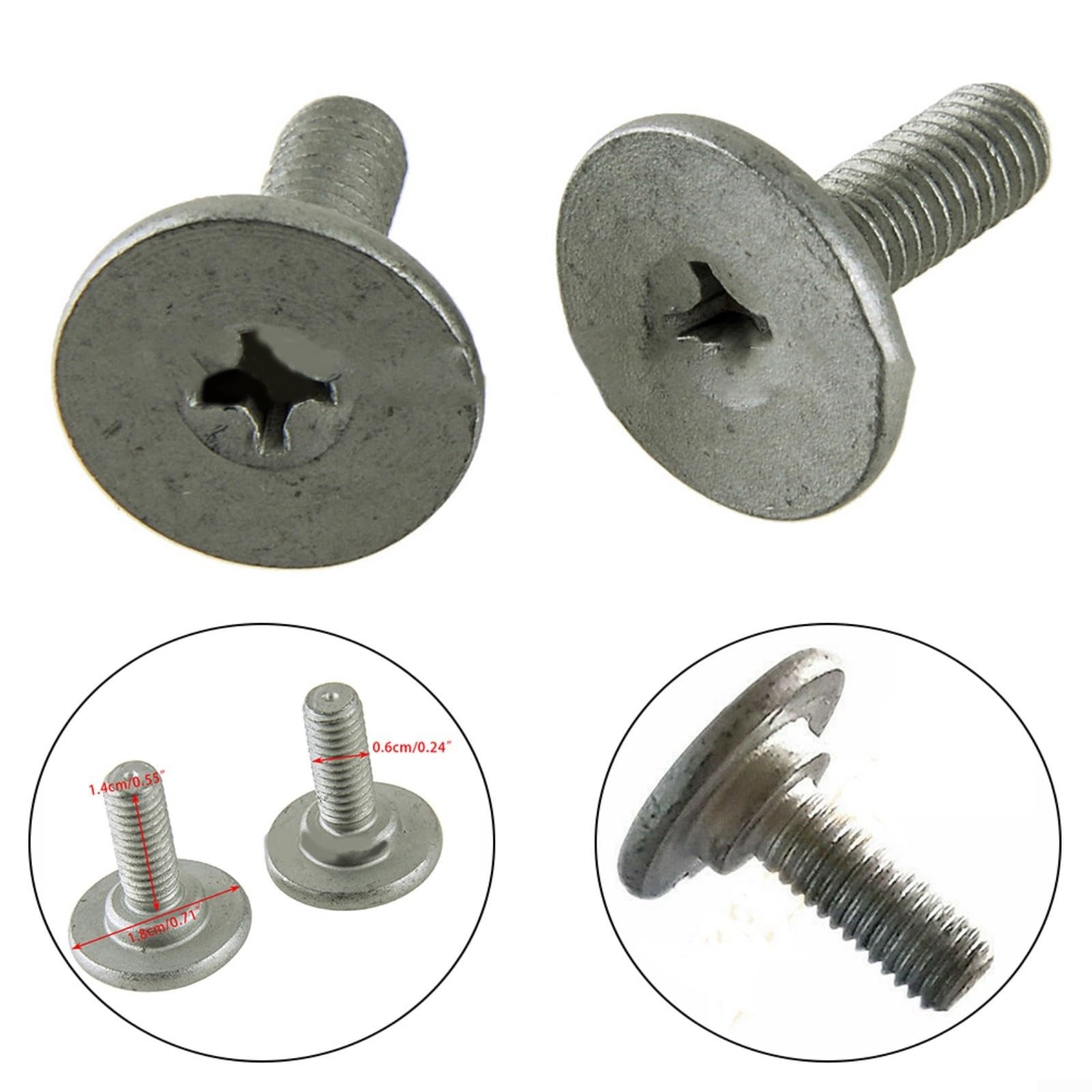 10 SPLASH SHIELD SCREWS! FITS HONDA ACCORD CIVIC CRV DEL SOL CRX HATCHBACK HF DX