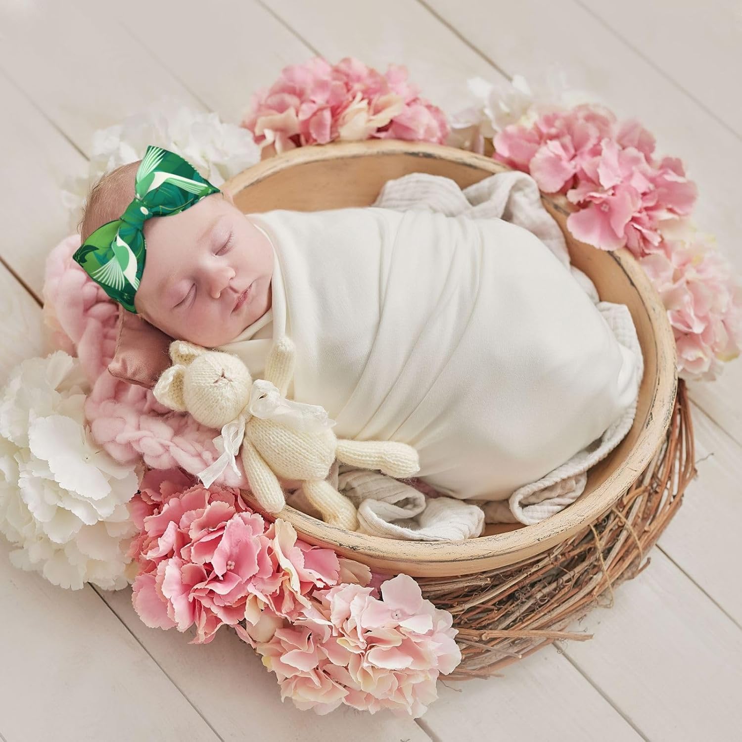 Strange Bird Baby bow headband (0-6 months) - Universal for newborns to toddlers, a must-have for cute decoration image 5