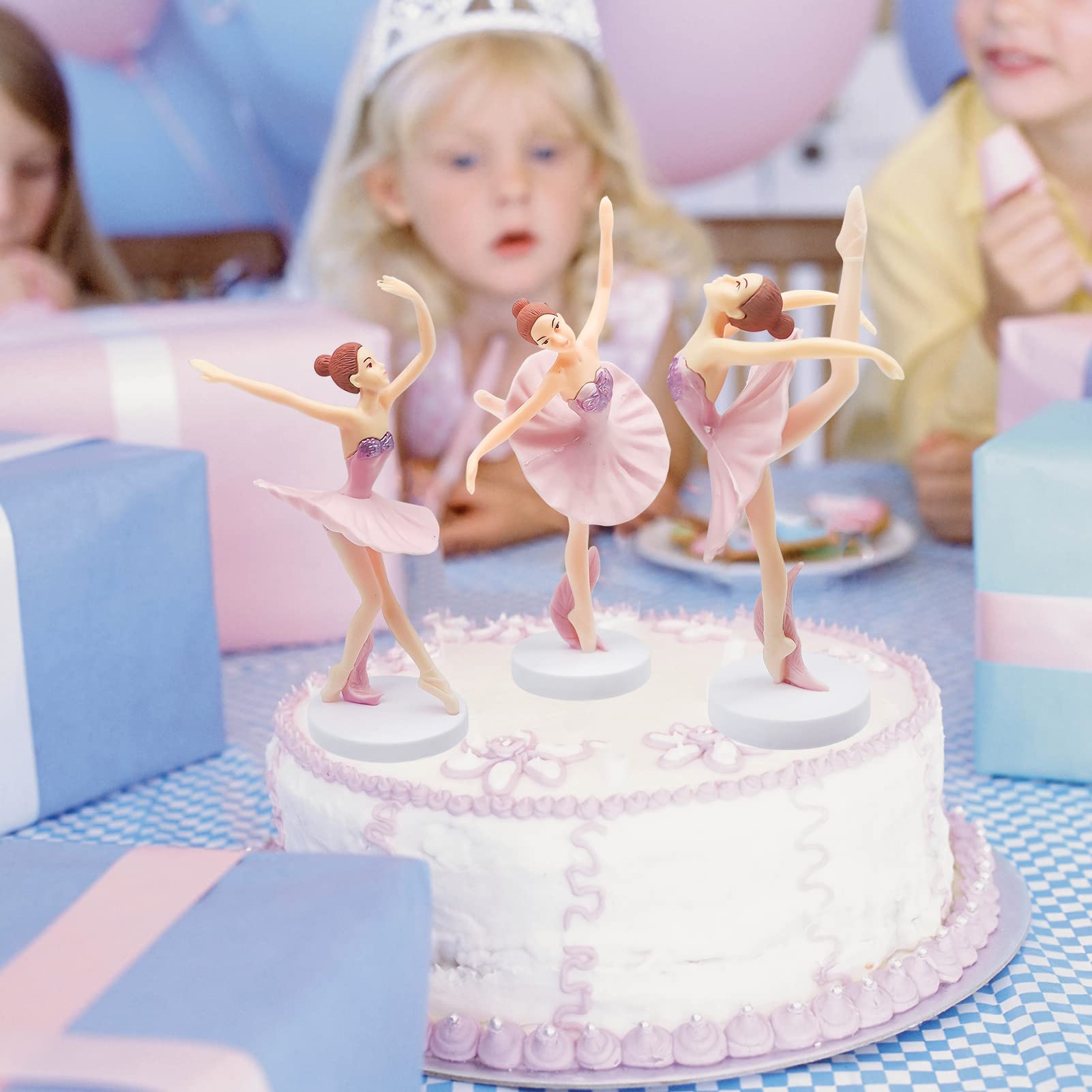Ballerina Cupcake Topper – 9-teiliges Set Mit Feen-Motiven, Für Geburtstagstorten & Deko, Nicht Essbar