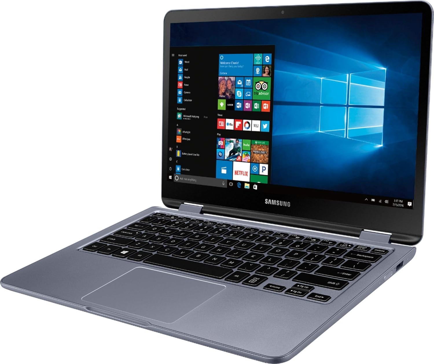 Best Samsung - Notebook 7 Spin 2-in-1 13.3 Touch-Screen Laptop - Intel Core i5 - 8GB Memory - 512GB Solid State Drive - Stealth Silver