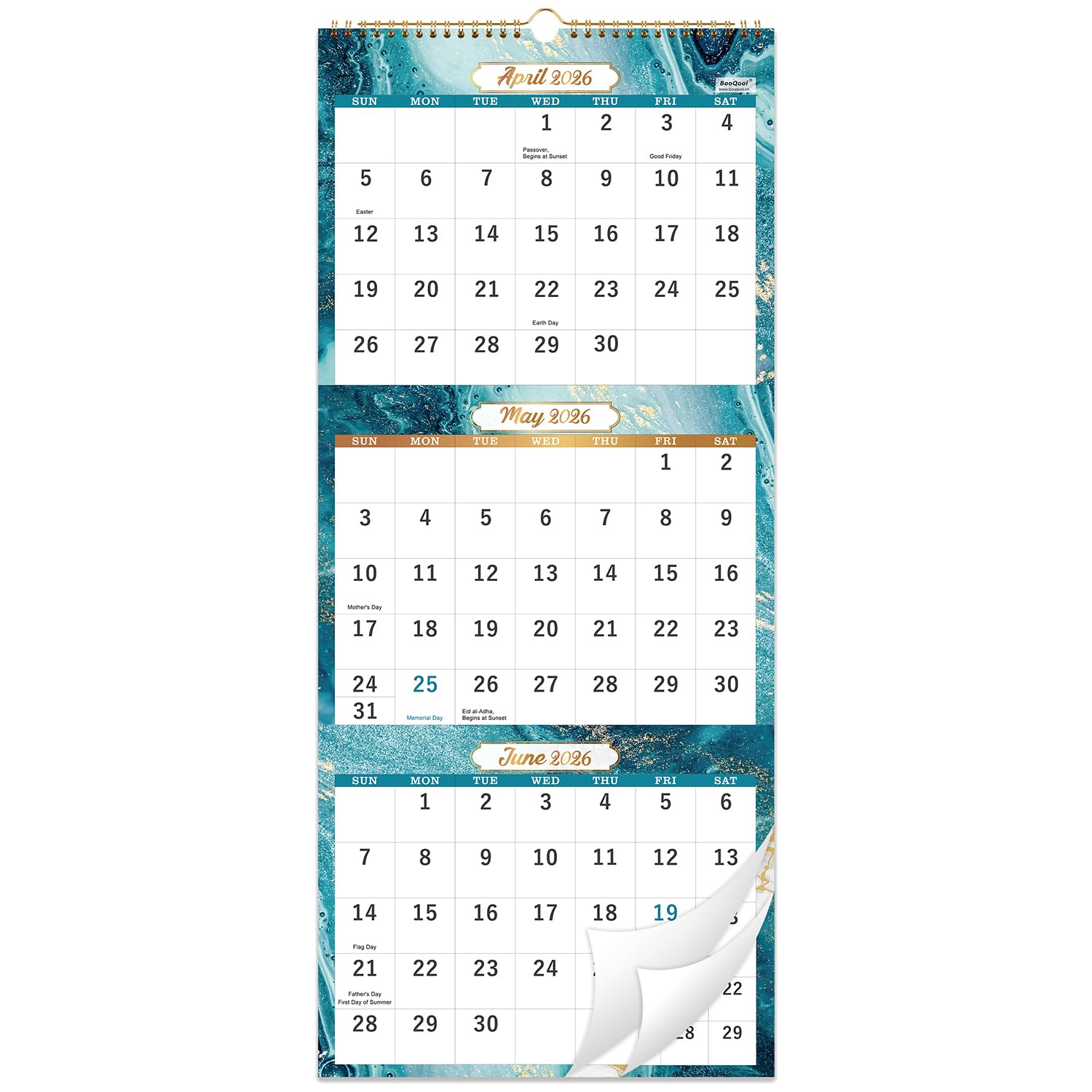 HUMAN MADE 2026 WALL CALENDAR 合計3部 Liitrton Wall Calendar 2026 - 3 Month Calendar Display Large Wall