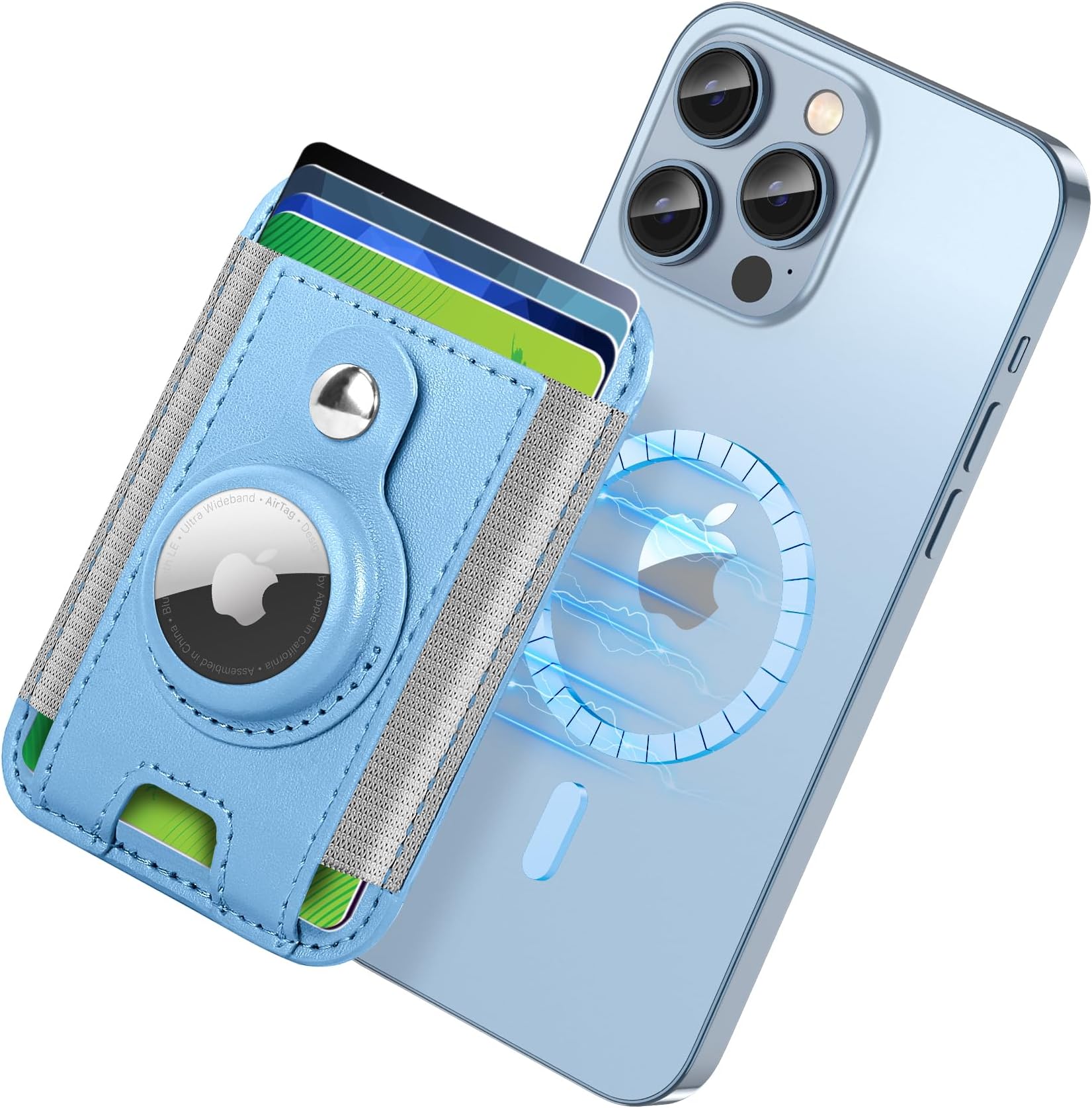 XXCV ExtreLife For Magsafe Wallet With Airtag Holder Magnetic