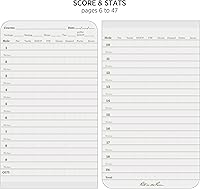 Vista 2 de Rite in the Rain All Weather Golf Notebook, 3.5" x 6", Green Field Flex, Club Yardage Book & Hole Notes (No. 4)