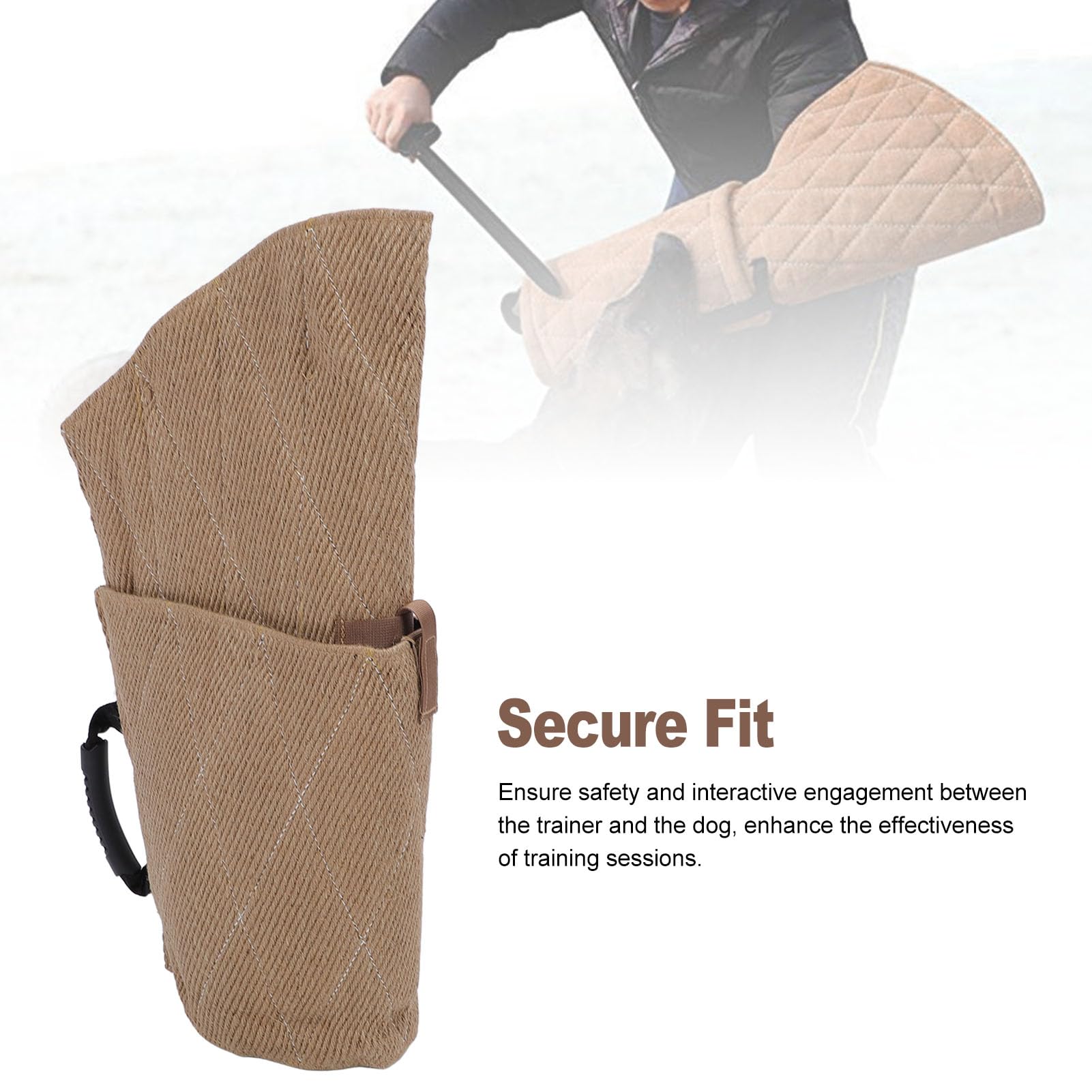 Fockety Manga de Mordedura de, Juguete de Remolcador de Almohada Profesional, Protección de Brazo Desmontable de Entrenamiento de Mordedura de Perros para Morder, Interactivos, K9