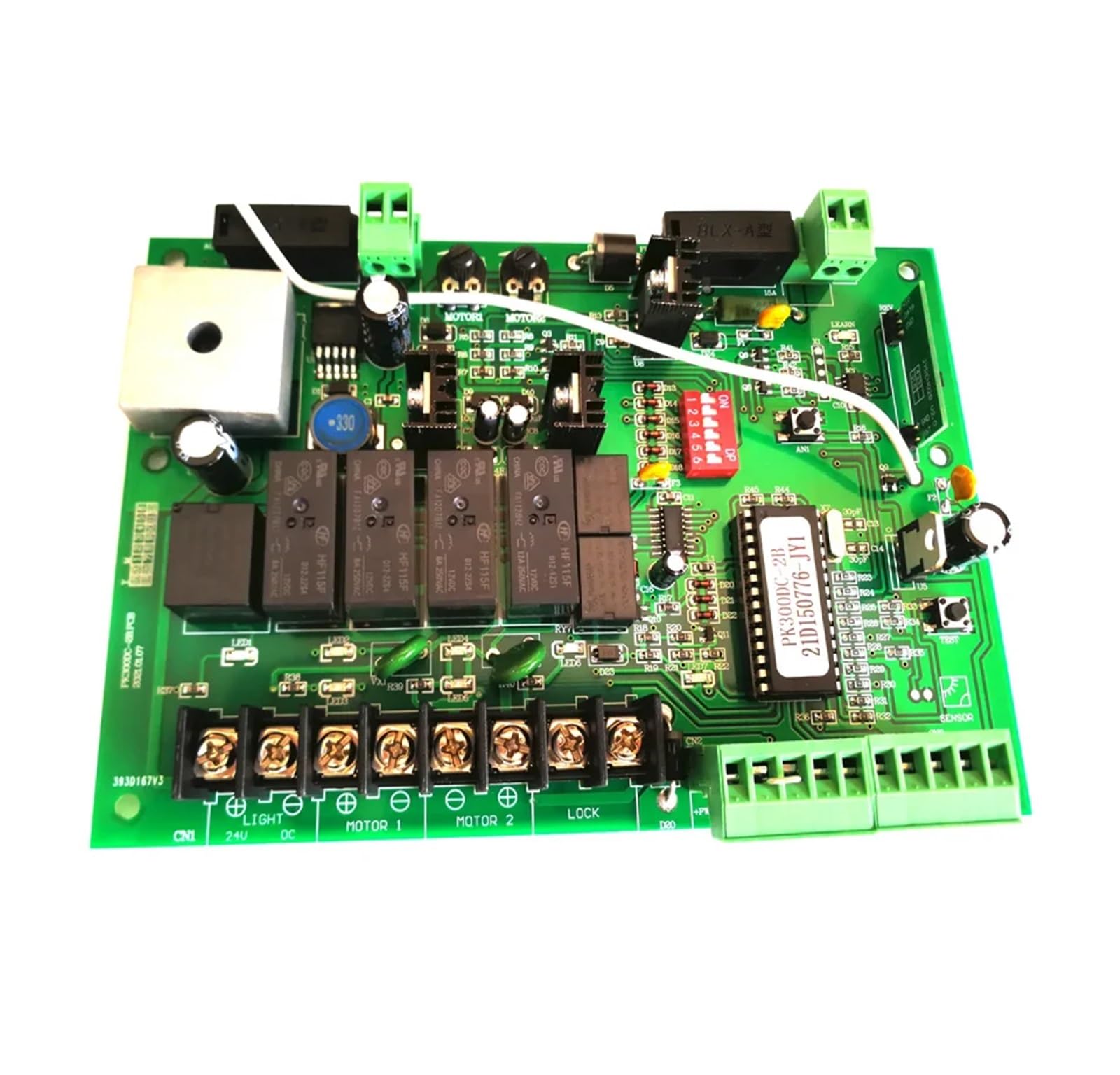 Scheda del circuito controller motore PCB della scheda madre dell'unità di controllo dell'apricancello for l'aprimotore cancello battente solare 24VDC(5 remote control kit)