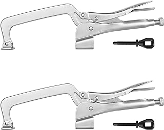 MAXPOWER Bench Clamp 14-inch, Inserta Pliers with M8 Bolts, Welding Table Locking Clamps, Pack of 2
