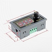 Vista 7 de ZK-MG PWM Controlador de velocidad del motor Pantalla digital LED Generador de señal ajustable Módulo de controlador 5V 12V 24V Gobernador de motor