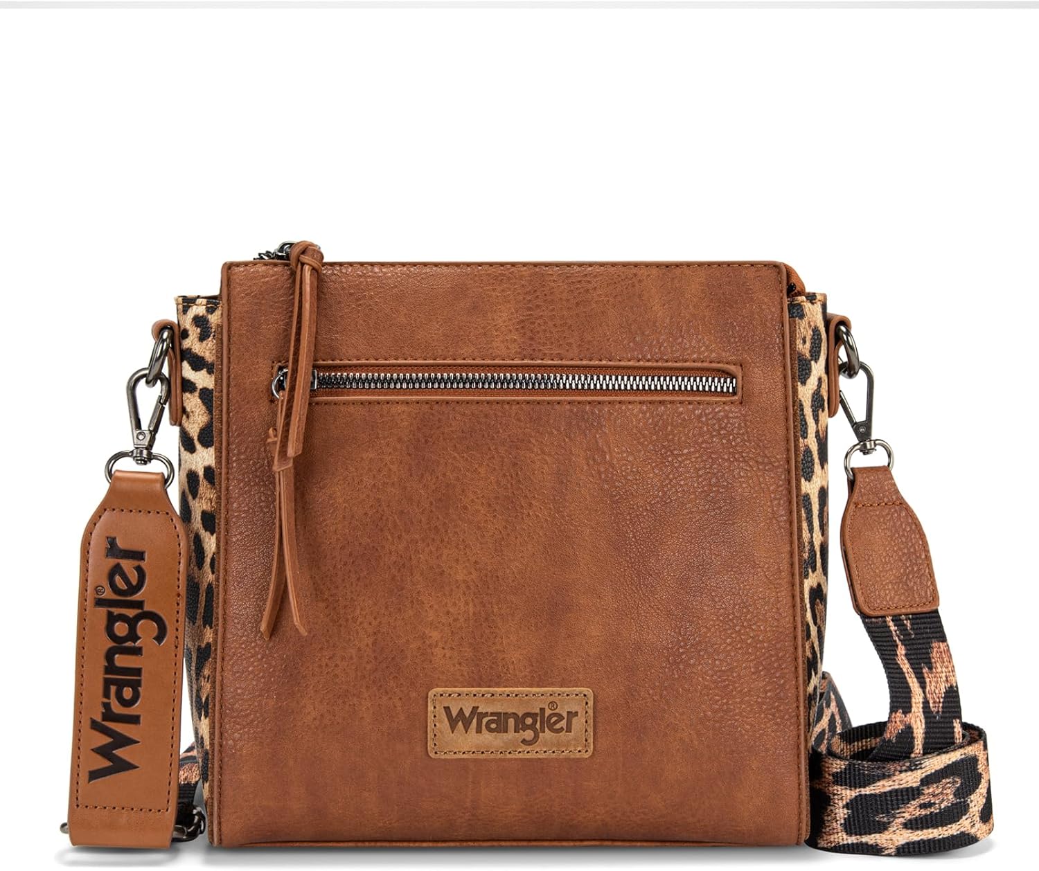 Wrangler Aztec Crossbody Purse Medium Shoulder Bags for Women Western Handbag with Guitar Strap