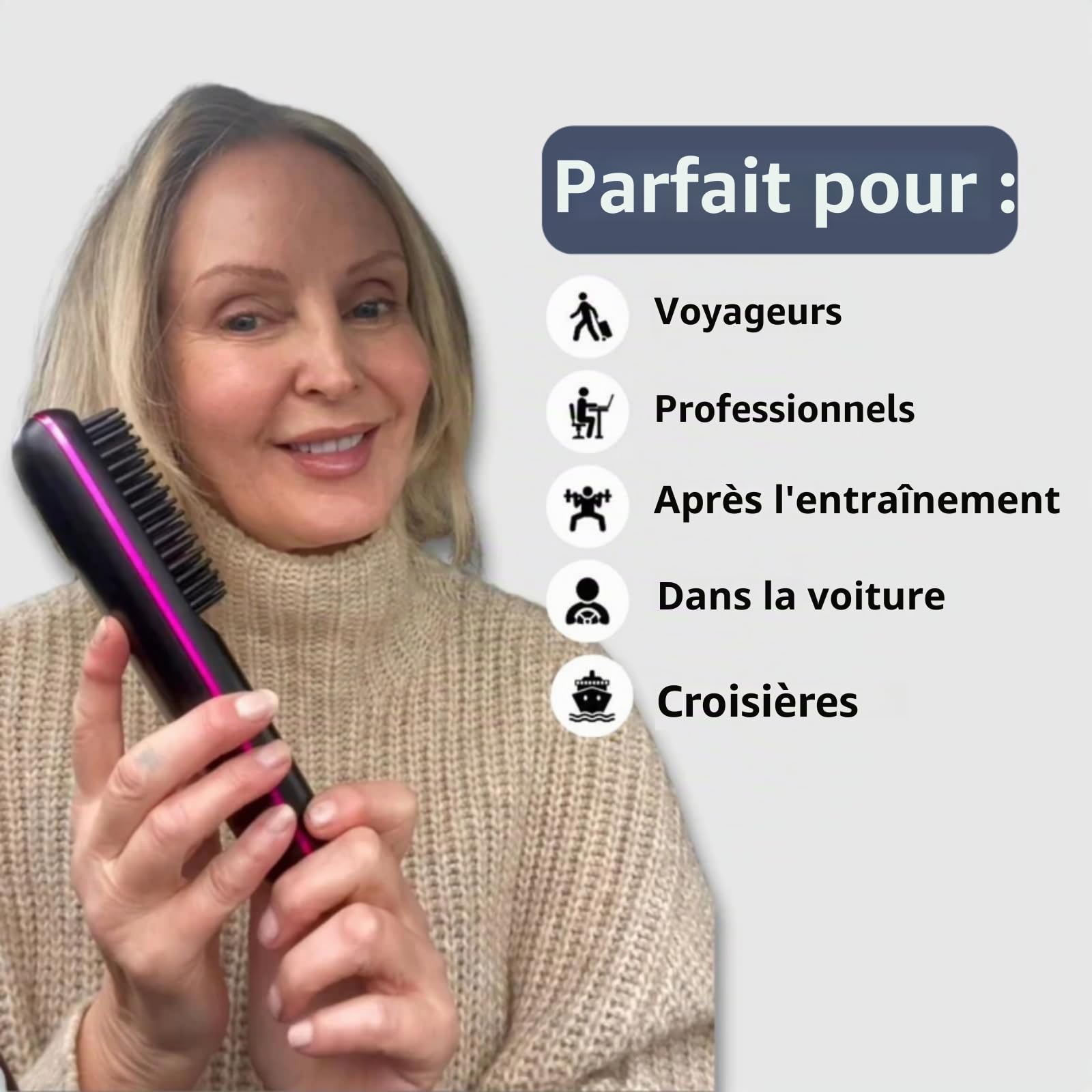 Neurovasio - Révolution Neurologique du Massage des Pieds Appareil de massage électrique pieds et chevilles chauffant 3 intensités et 5 modes chaleur