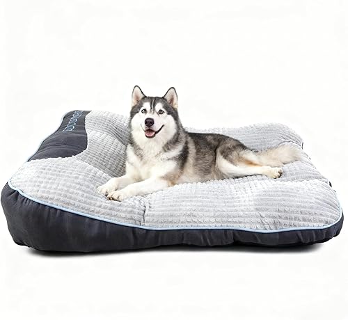 Cama ortopédica indestructible para perros a prueba de mordidas, sofá cama para mascotas, extra gruesa, suave y cómoda, almohadilla para jaula de