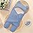 Nunibum Baby Swaddle Blanket Boys Girls Cute Bear Plush Essential Receiving Blanket Ultra-Soft Newborn Registry Sleeping Wraps for Infant 0-6 Months - Blue