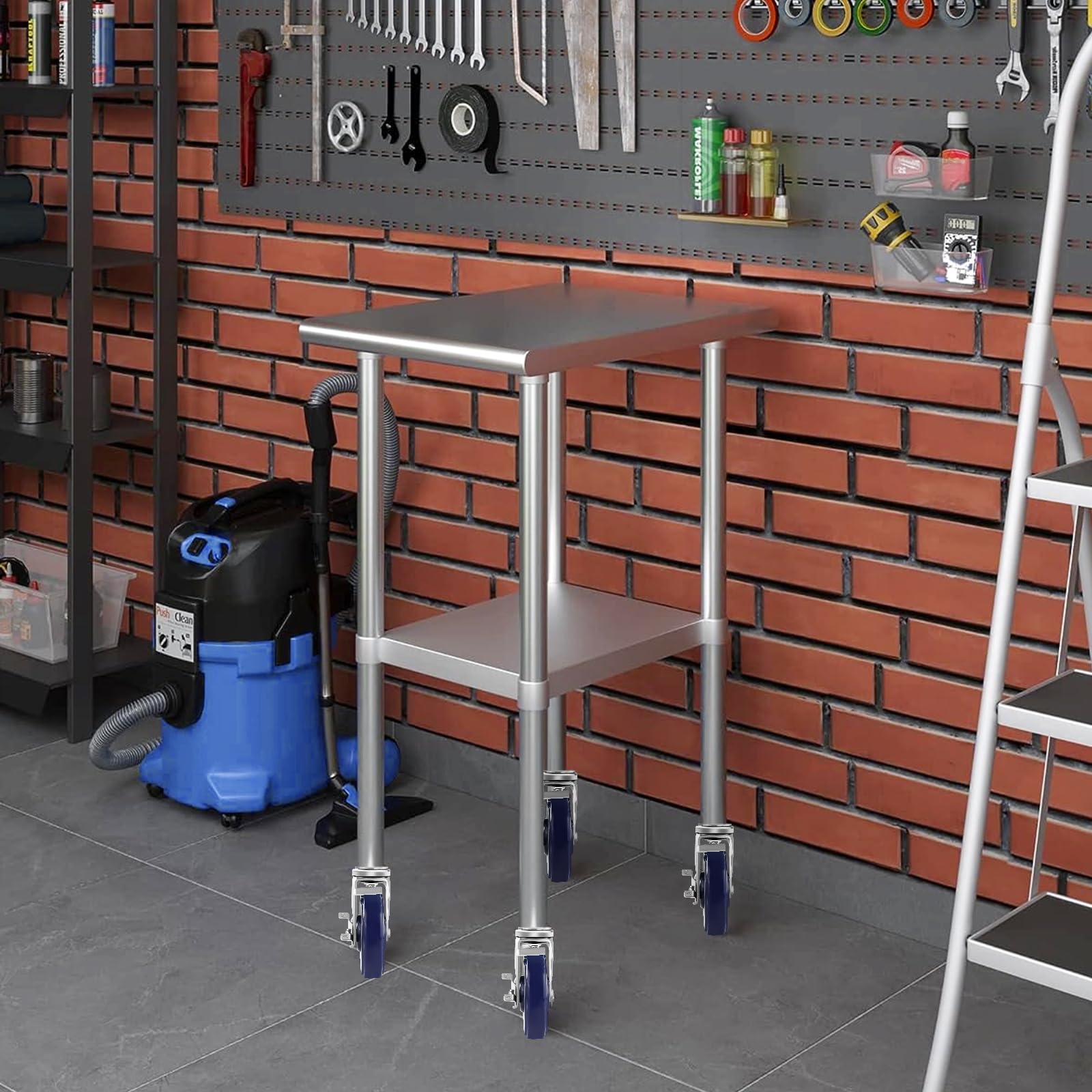 Besitu Expanding Stem Casters - Mobility for Prep Tables -7