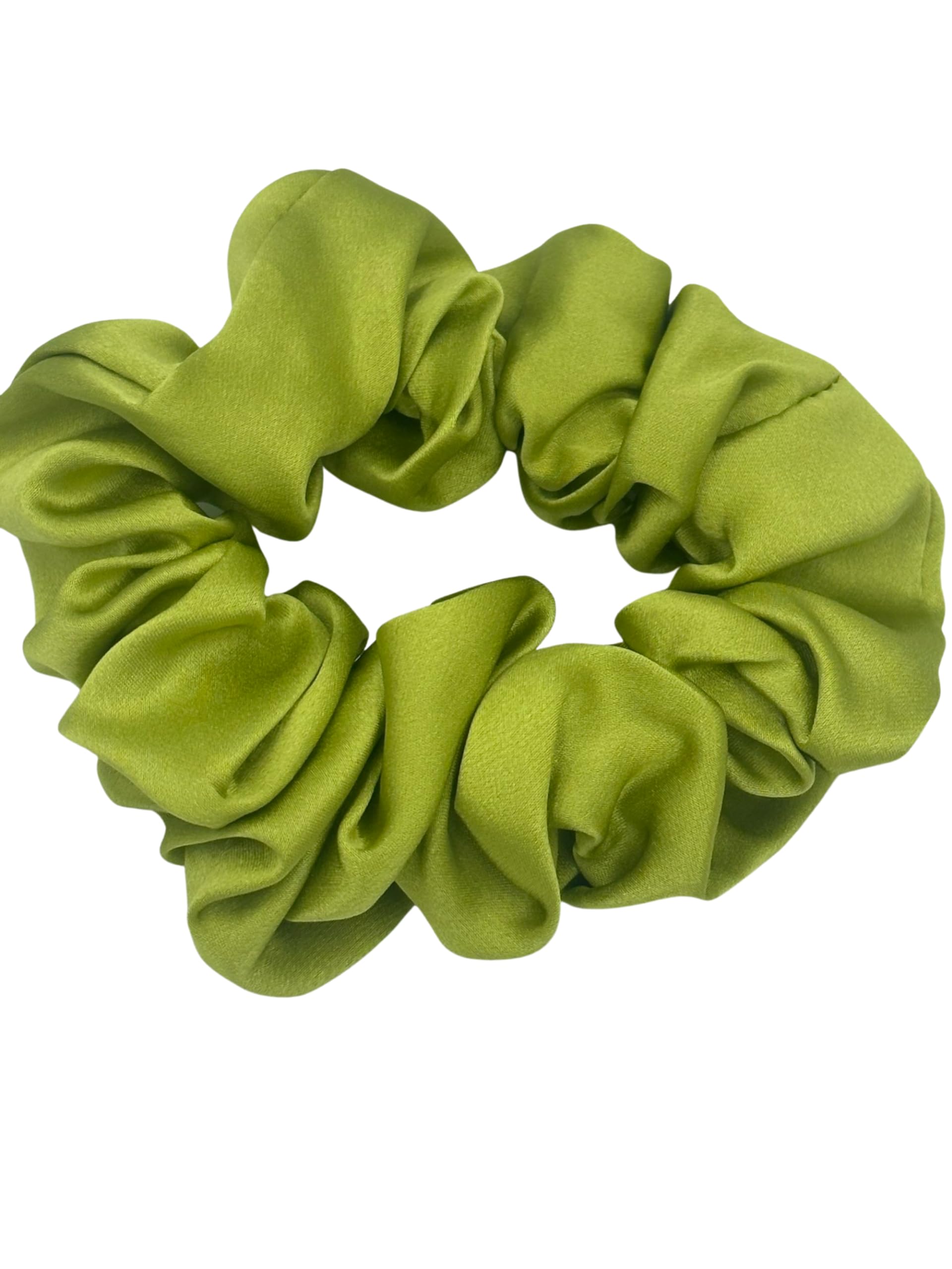 ICON SILK Saf İpek Saç Tokası Orta Boy 3,5 cm (1 Adet) (Uçuk Yeşil)