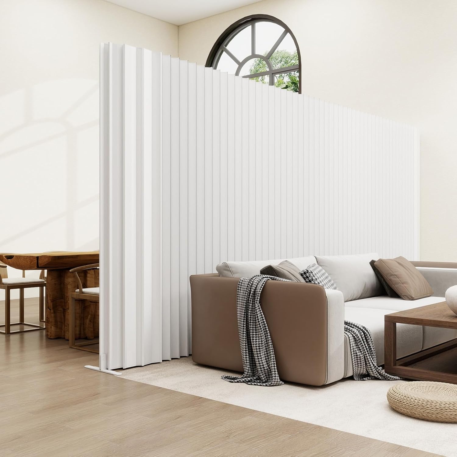 Amazon.com - Paper Room Divider,Portable Office Partition Wall,Folding ...