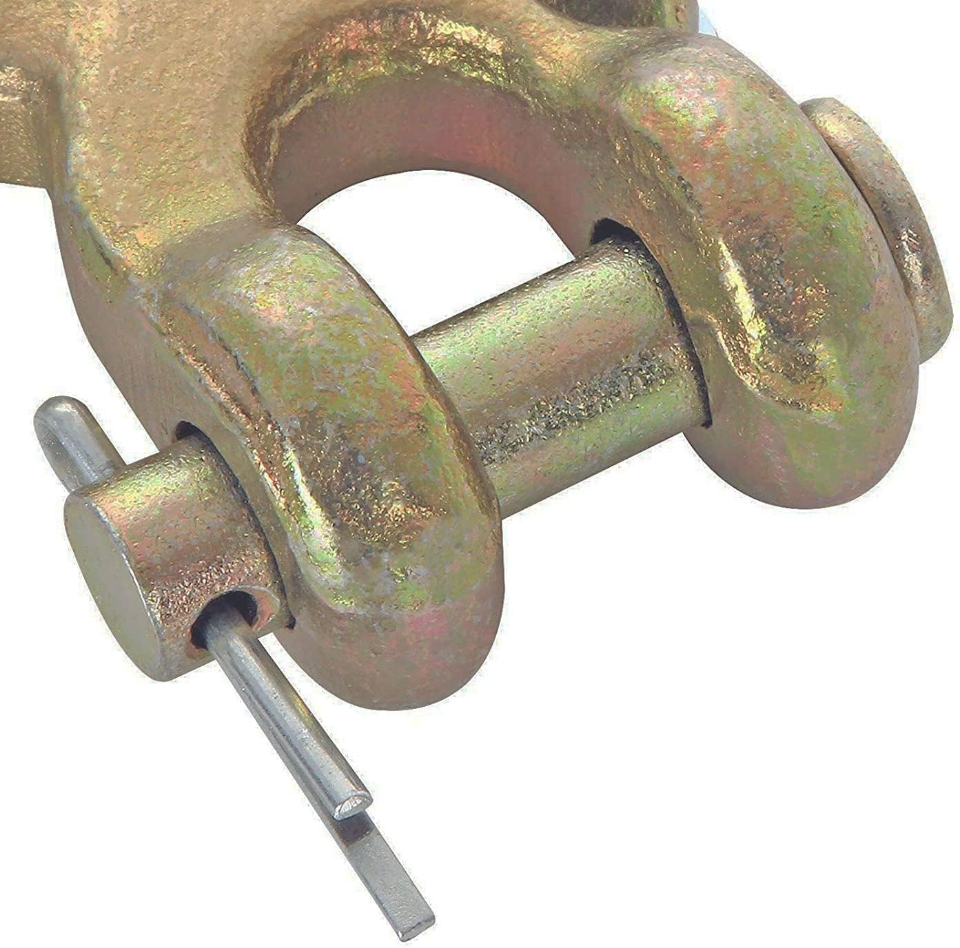 5/16 inch Clevis Slip Hook with Safety Latch, 5/16 g70 Chain Hook, 5/16 Safety Hook with Latch Forged G70 18,000 Lb Capacity for Trailer Truck Transport Tow Winch Hook Trailer - Image 5