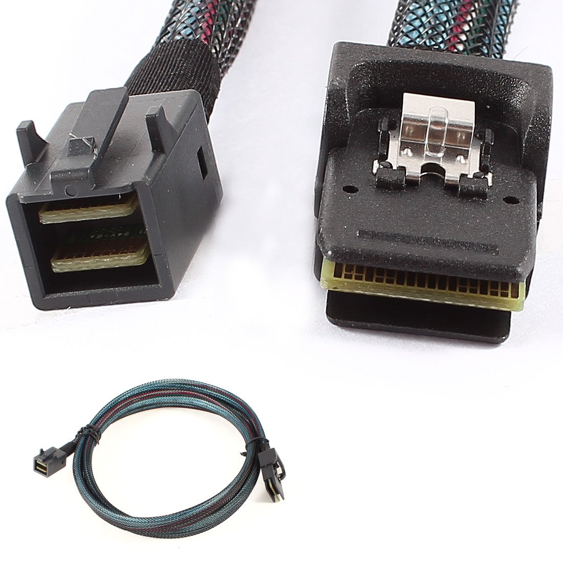 Ruilogod 1M SAS HD 36Pin SFF-8643 to Mini SAS 36pin SFF-8087 Data Cable