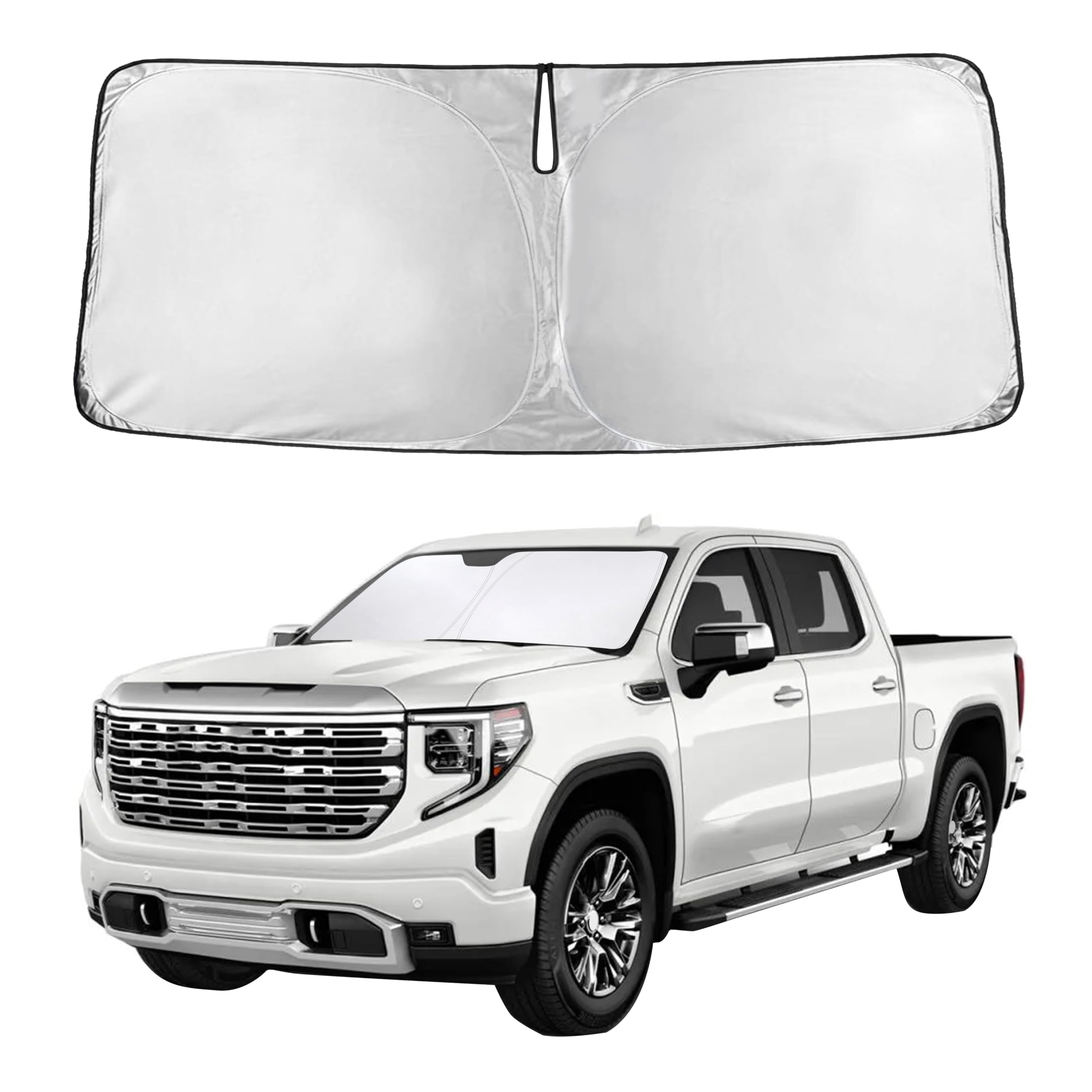 Windshields Sun Shade Fit for 2019-2026 Chevy Silverado/GMCSierra 1500-3500