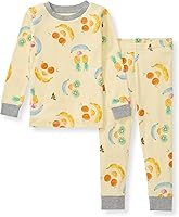 Vista 57 de Burt's Bees Baby Conjunto de Pijama de 2 Piezas para Niños con Camiseta de Manga Larga y Pantalones de Algodón Orgánico