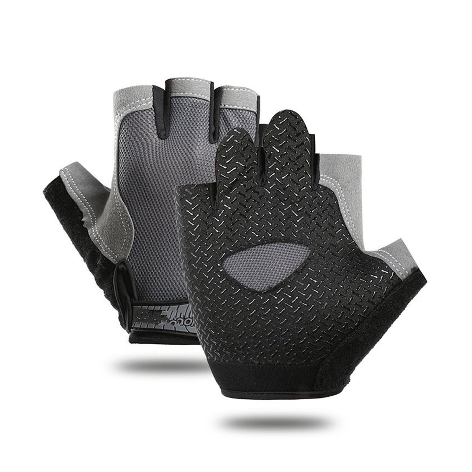 PuCio Guanti da Ciclismo con Mezze Dita in Gel, Traspiranti, Antiscivolo, Estivi, per Palestra, Yoga, Allenamento Sportivo Maschio Femmina (Colore : 4, Size : S)
