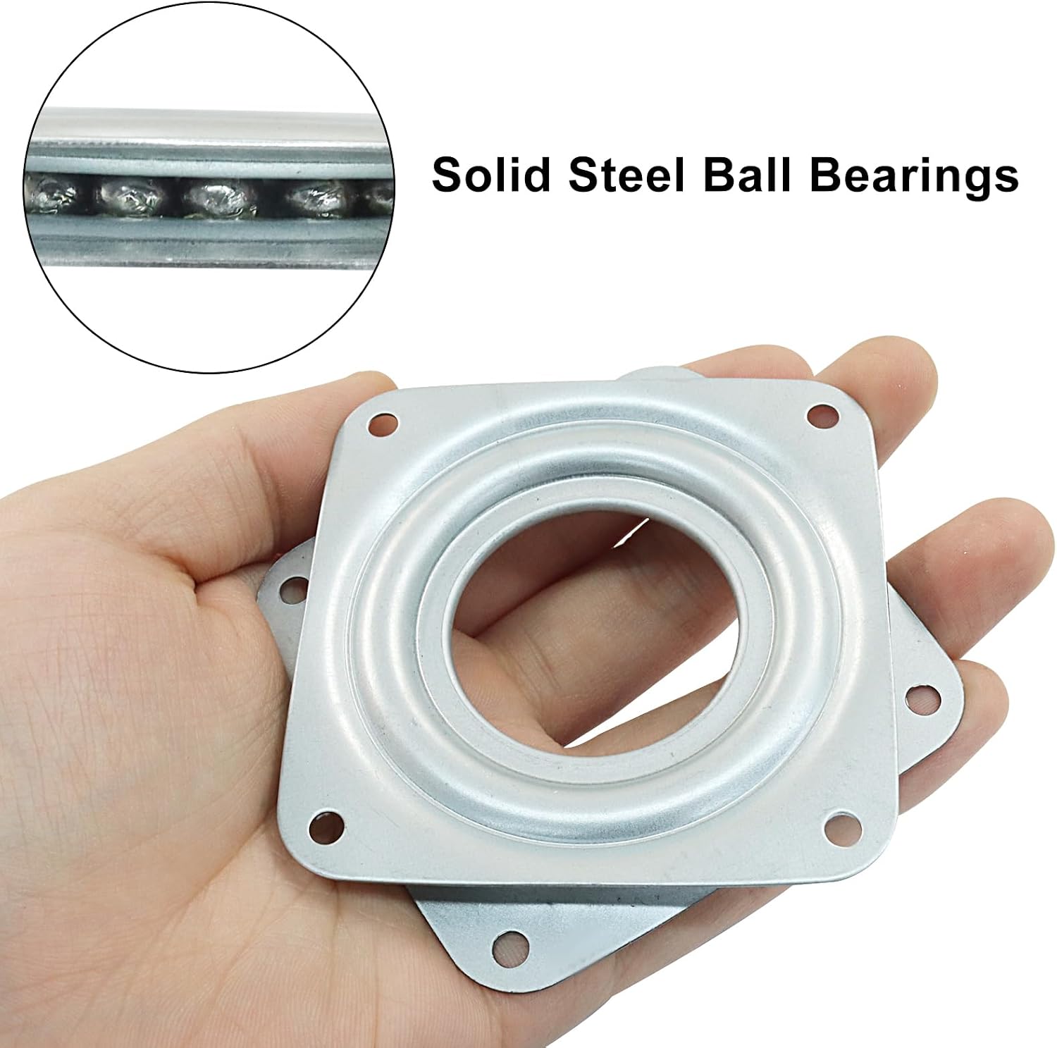 Murtenze 2 Pack 3 Inch Lazy Susan Turntable Bearing