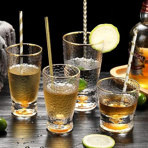 Miniatura 5 de Pajitas de papel de aluminio iridiscente, pajitas de cóctel de fiesta, pajitas biodegradables para decoración de bodas, paquete de 100