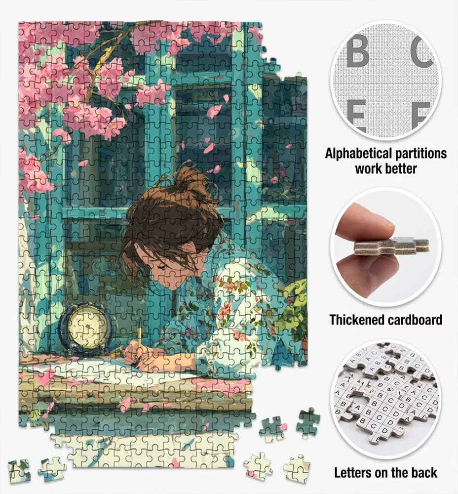 Kobiety piszą, klasyczne puzzle 2000 sztuk dla dorosłych BLQSBGA7-382 | Wyzwanie Zagadki, Gry Logiczne Cała Rodzina, Stres, Wystrój Domu Miłośnicy Puzzle