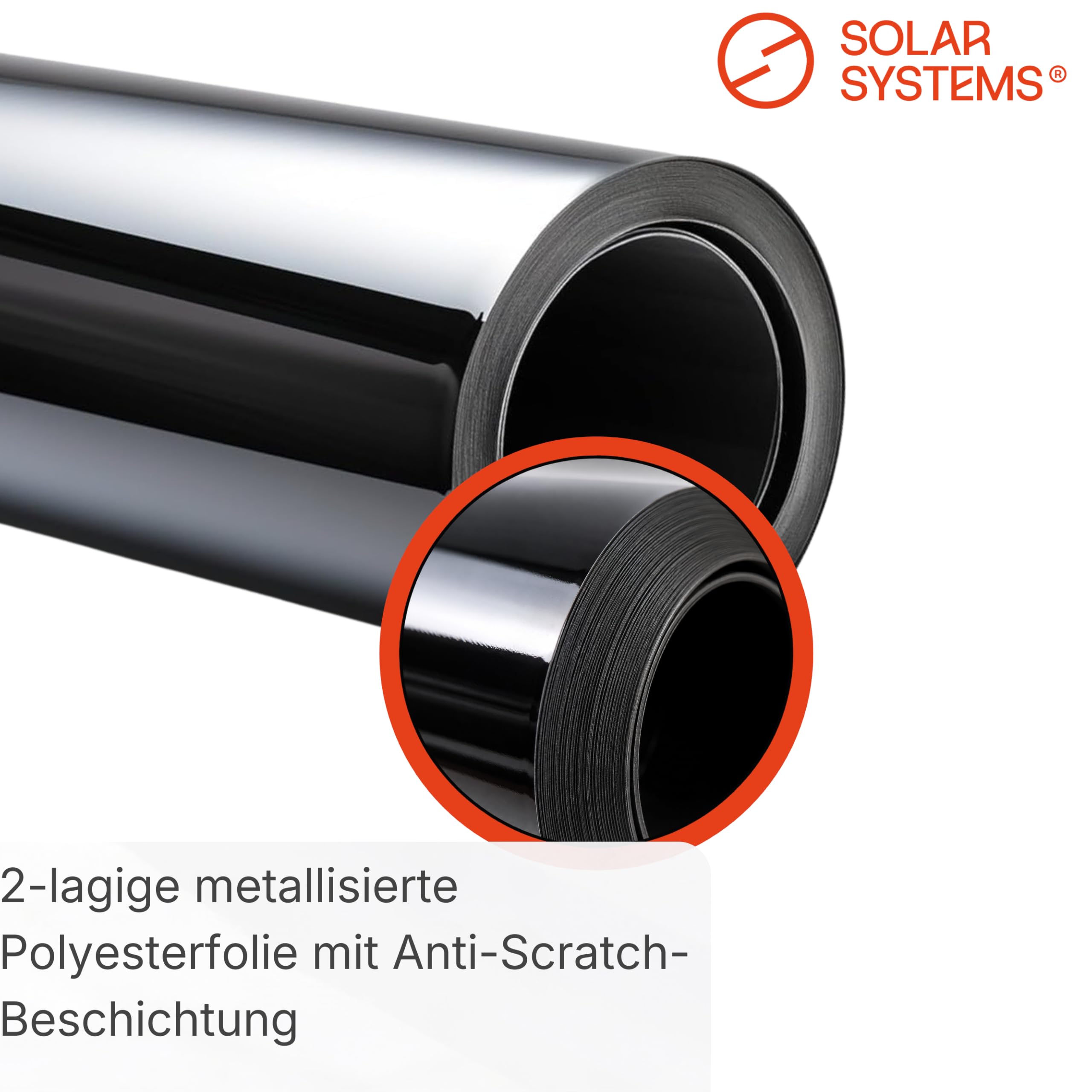 SOLAR SYSTEMS - Tönungsfolie Auto - Scheibentönungsfolie - mit Montagesatz - Scheiben Tönung Folie ABG Konform, mit Sonnenschutz & Anti-Scratch - Panthera Folie 295c 95% Schwarz 75x300cm