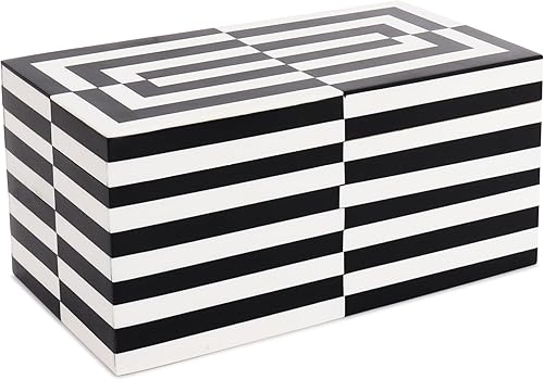 Miniatura 57 de Handicrafts Home Colección Marquet Array - Joyero decorativo hecho a mano para recuerdos, baratijas y decoración del hogar, caja para almacenamiento