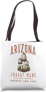 ARIZONA WILDLIFE SHAGGY MANE MUSHROOM Tote Bag