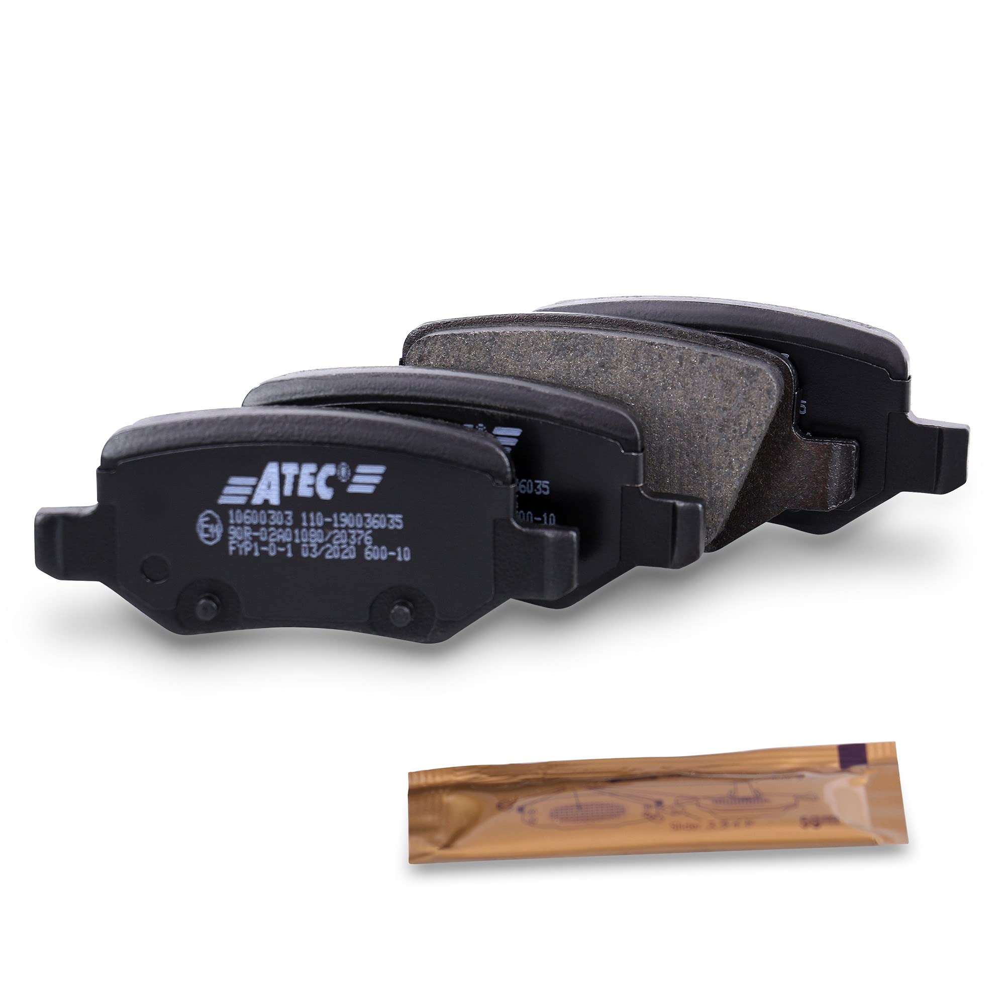 ATEC Germany Set freni asse posteriore incl. dischi freno Ø 258 mm completi + pastiglie freno posteriori Compatibile con MERCEDES-BENZ Classe A (W169), Classe B Sports Tourer (W245)