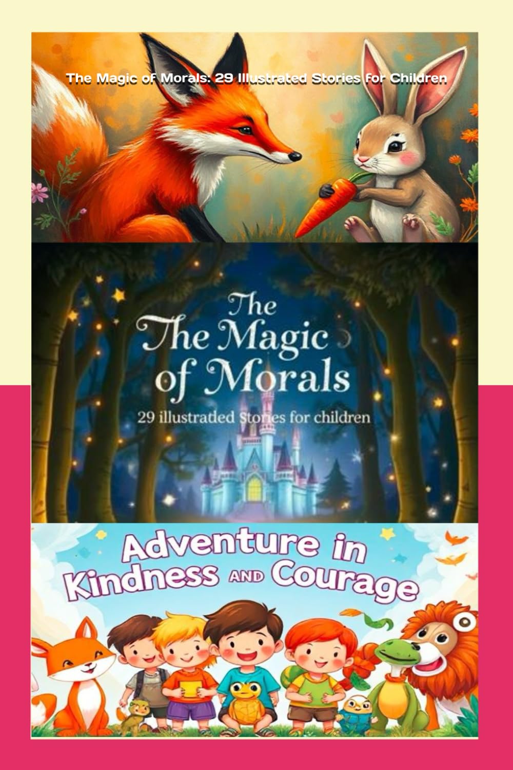 The Magic of Morals: 29 Illustrated Stories for Children: Life Lessons on Kindness, Bravery, and Honesty