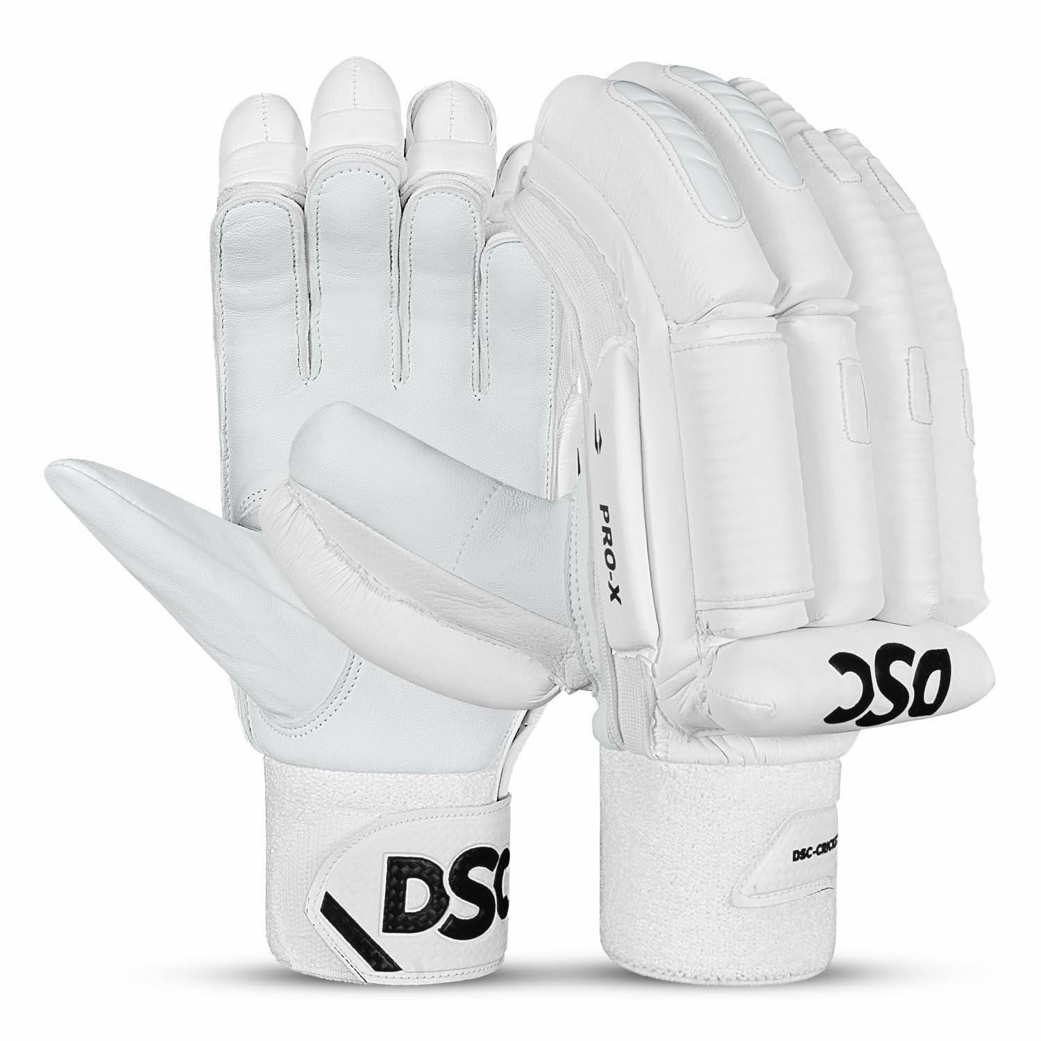 DSC Pro X Cricket Batting Gloves for Mens, Color - White, Size - Youth, Left Hand-image-13