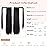 SEIKEA Ponytail Extension Clip in Wrap Around Long Straight Pony Tail Hair Synthetic Hairpiece for Women 26 Inch Black
