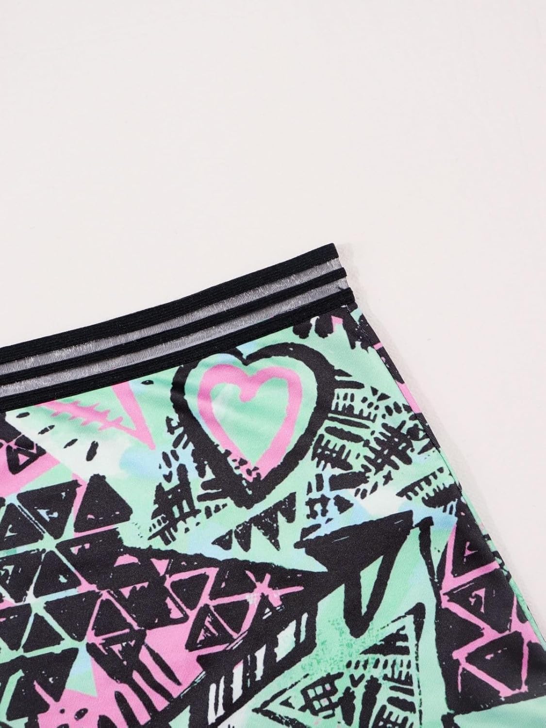 Morvia 3pcs Women Gothic Halloween Skulls Print Contrast Binding Boyshorts Underwear Elastic Waist Intimates Panties - Image 8