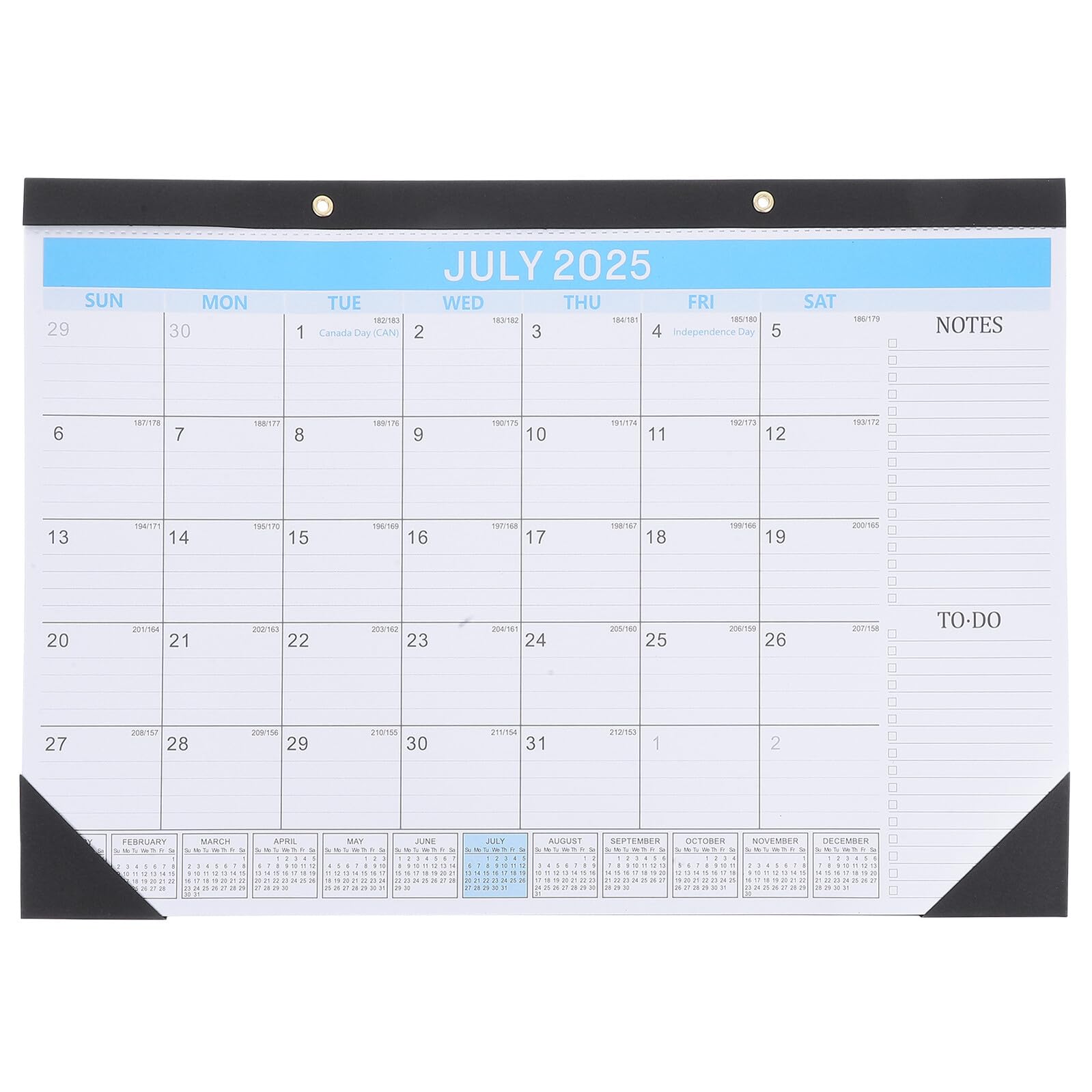 Operitacx Calendario de Pared Mensual Meses para Colgar de Papel Hogar la Oficina Aula Calendario de Planificación Diaria
