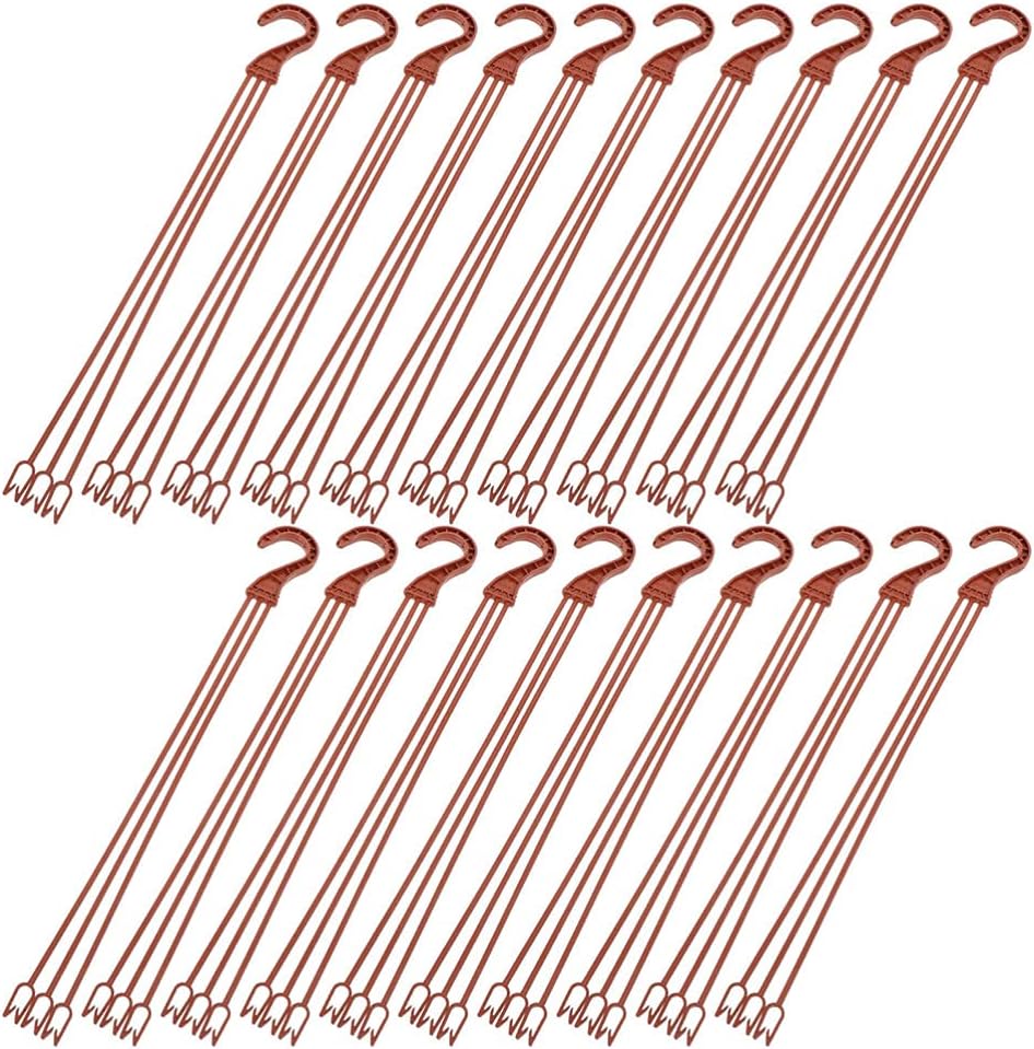 Happyyami 25 Stück Hängekörbe, Kette, Blumentopf, Ketten mit Haken aus