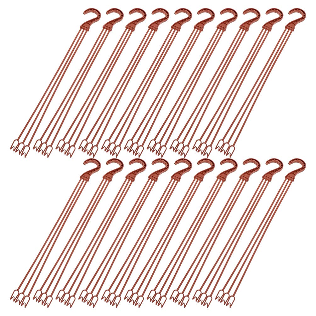 20 Pièces Crochets Suspendus Pour Pots De Fleurs Plastique