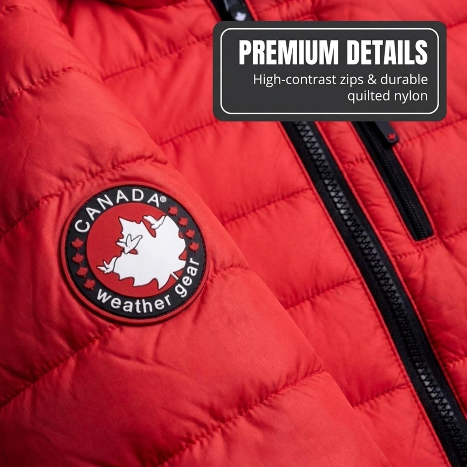 CANADA WEATHER GEAR Girls Puffer Jacket - Packable, Lightweight Winter Coat