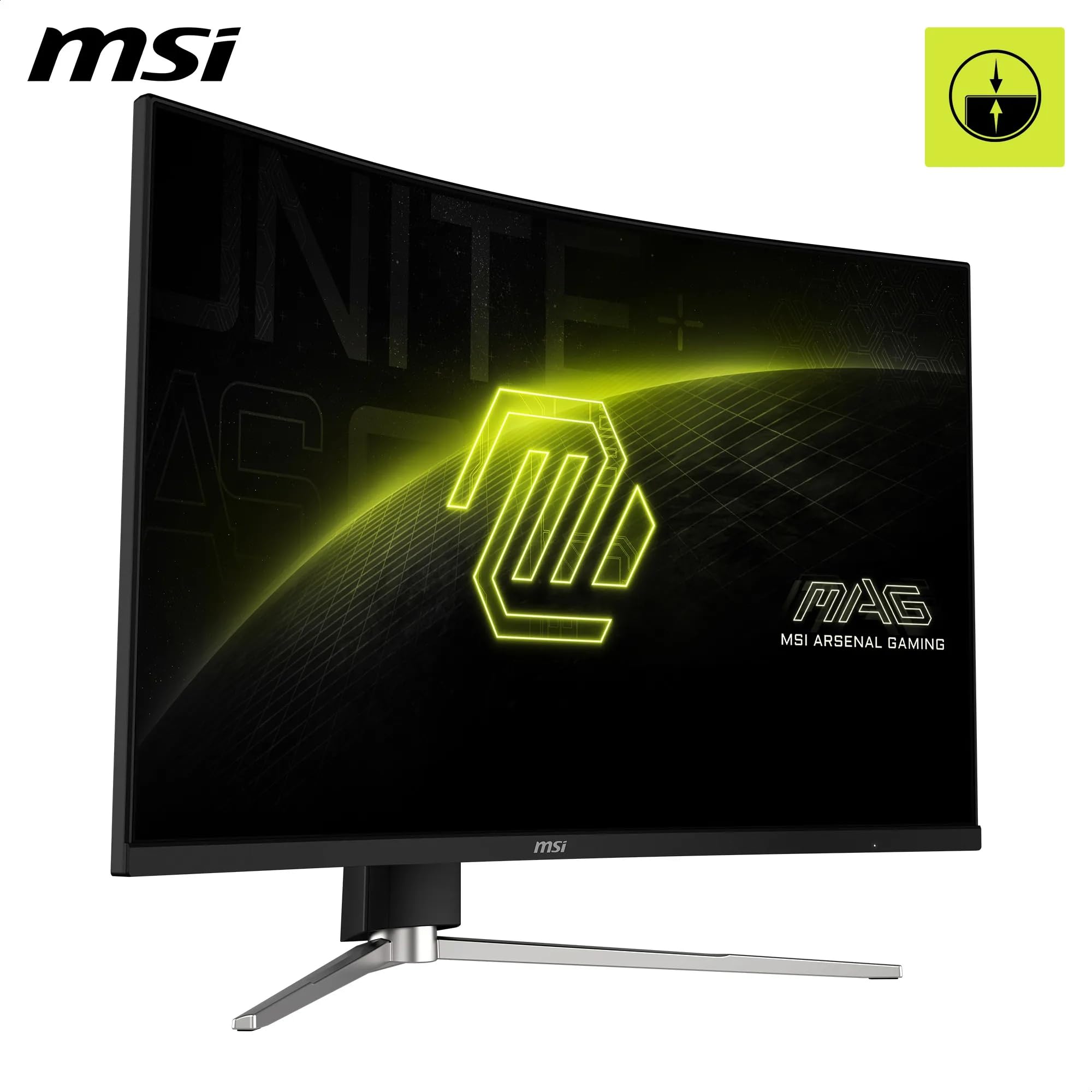 MSI MAG 325CQRF QD E2 32 Inch WQHD Curved Gaming Monitor - 1000R