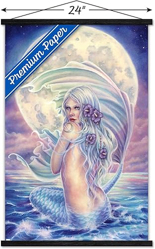 Miniatura 3 de Trends International Selina Fenech - Moon Mermaid Wall Poster, 22.37" x 34.00", Premium Print and Black Hanger Bundle