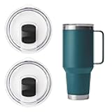 Generic Tumbler Lids for YETI 42 oz 35 oz 32 oz Tumbler,Tumbler Lids Compatible with 30 oz Travel Mug for 42 oz Tumbler with Handle BPA Free, Large, White